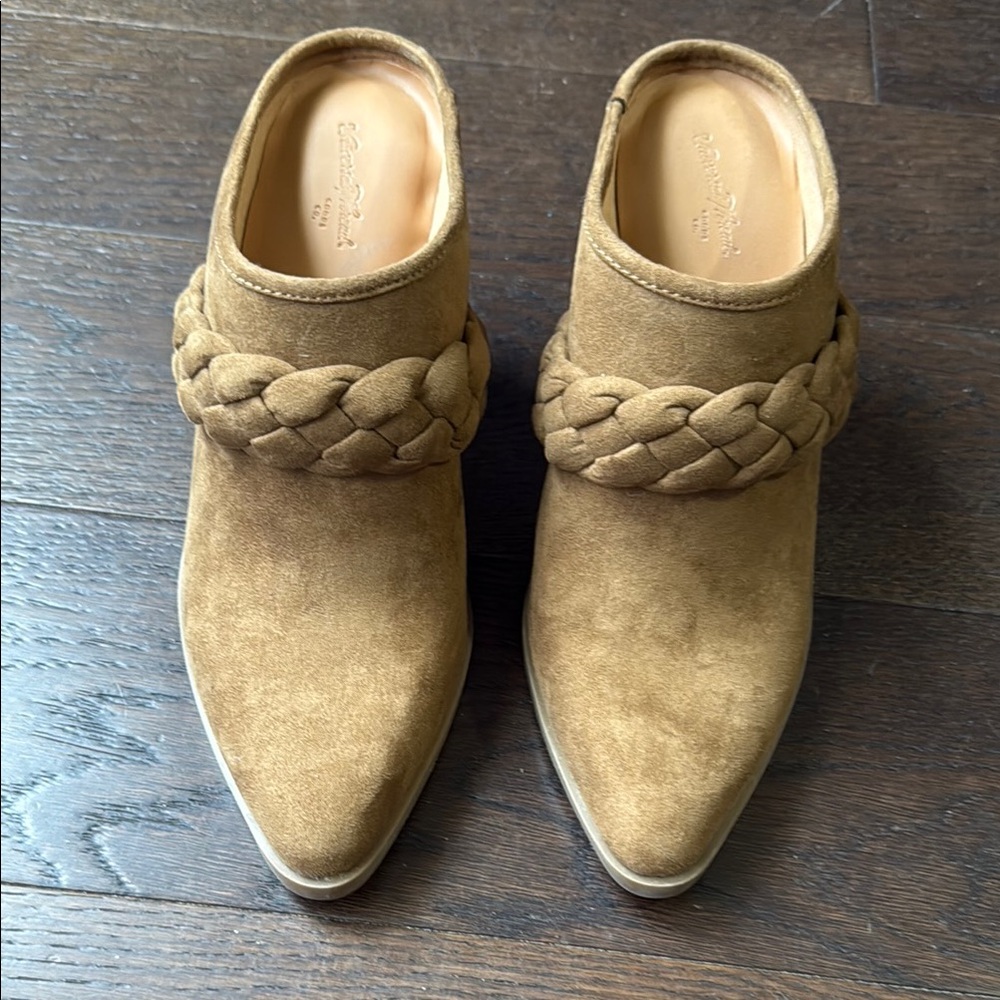 Universal Thread Brown Suede Mules - image 4